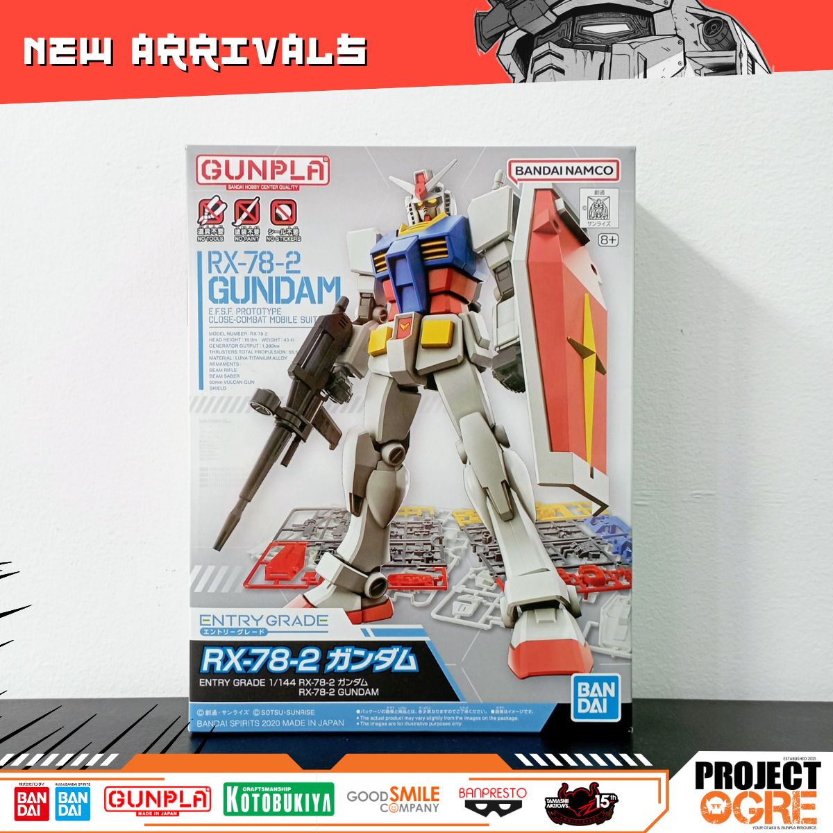 IN STOCK Entry Grade 1/144 RX-78-2 Gundam