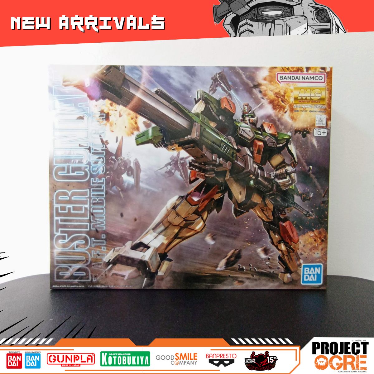 IN STOCK MG 1/100 Buster Gundam