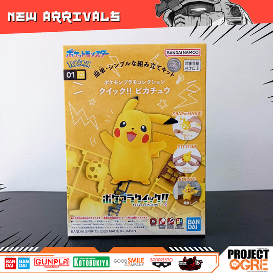 IN STOCK Pokemon Plamo Collection Quick!! 01 Pikachu