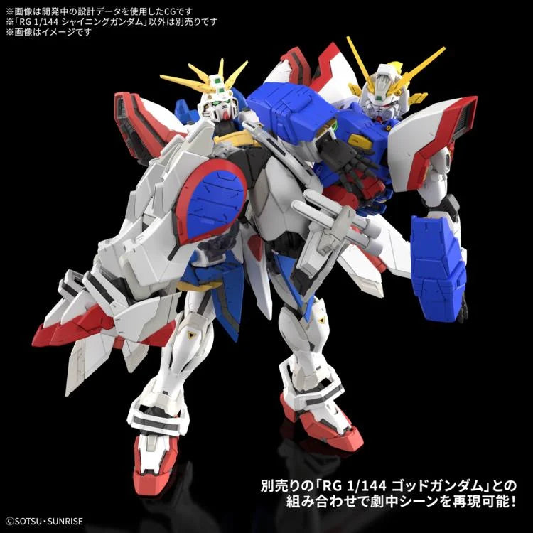 PREORDER Mobile Fighter G Gundam RG GF13-017NJ Shining Gundam 1/144 Scale Model Kit
