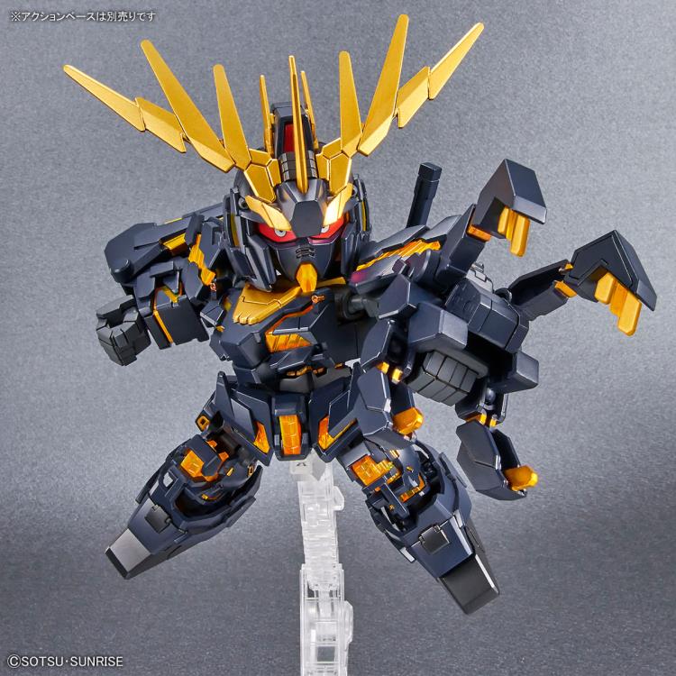 IN STOCK Mobile Suit Gundam SD Gundam Cross Silhouette Unicorn Gundam Unit 2 Banshee (Destroy Mode) & Banshee Norn Parts Set