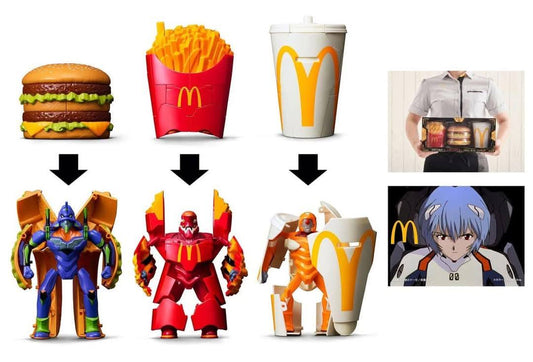 PREORDER Mcdonald's Evangelion Set (Product seal and Box condition not guaranteed)