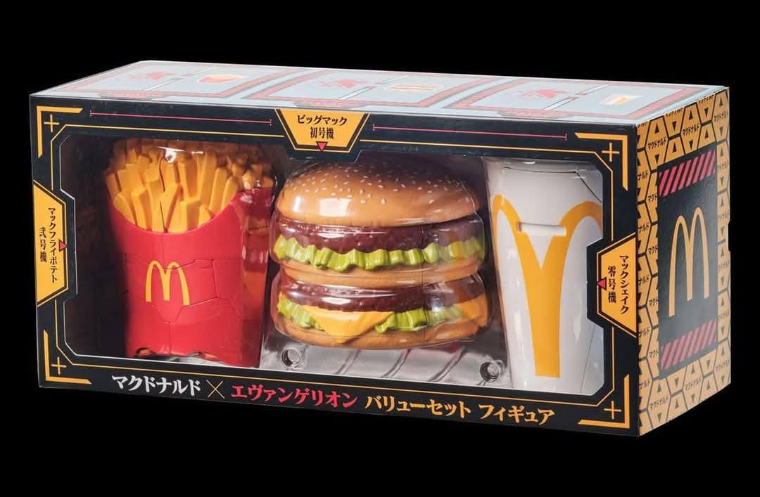 PREORDER Mcdonald's Evangelion Set (Product seal and Box condition not guaranteed)