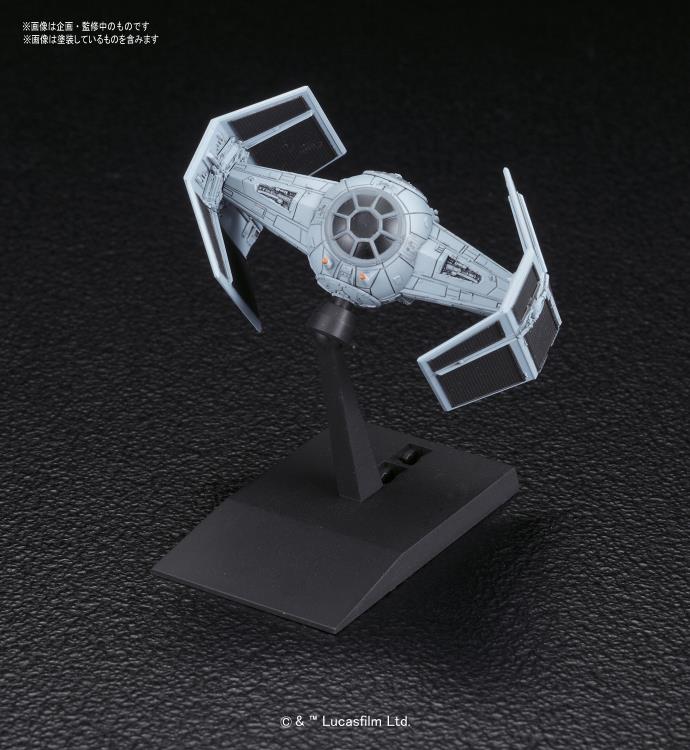 PREORDER Star Wars Vehicle Model #007 TIE Advanced x1 & Fighter Set 1/144 Scale Model Kit