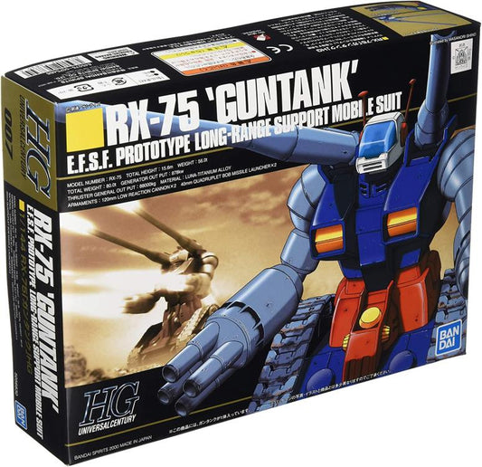 IN STOCK HGUC RX-75 Guntank Gundam 1/144 Scale Model Kit