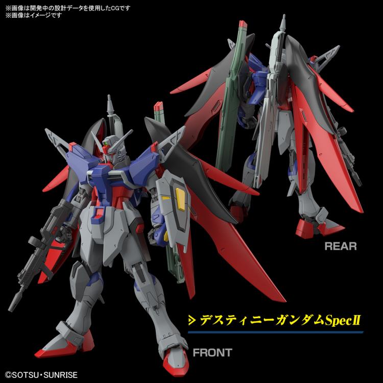 PREORDER Mobile Suit Gundam SEED Freedom HGCE ZGMF/A-42S2 Destiny Gundam Spec II (& Zeus Silhouette) 1/144 Scale Model Kit