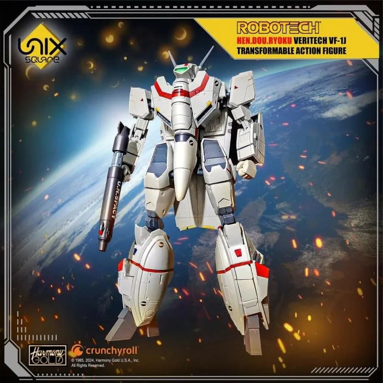 PREORDER Robotech Hen Dou Ryoku Veritech VF-1J Transformable Action Figure