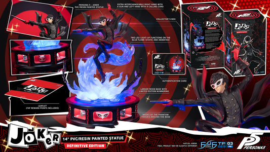 PREORDER First 4 Figures Persona 5 Joker Statue - Definitive Edition