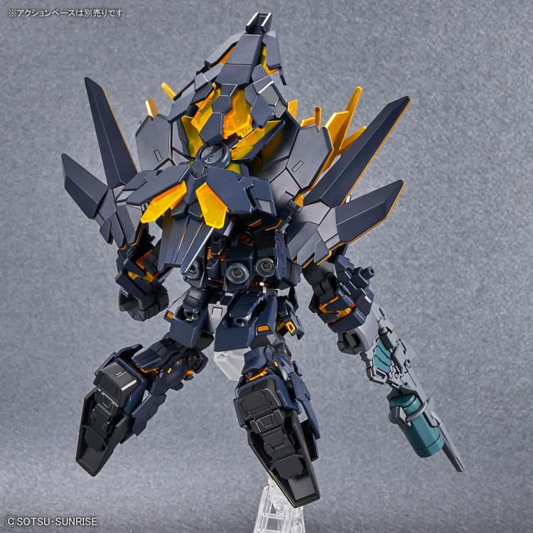 IN STOCK Mobile Suit Gundam SD Gundam Cross Silhouette Unicorn Gundam Unit 2 Banshee (Destroy Mode) & Banshee Norn Parts Set