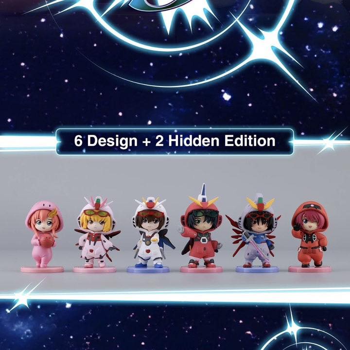PREORDER BOX OF 6 - Bandai Namco BNFIGURE Q MOBILE SUIT GUNDAM SEED DESTINY PAJAMARS VER.