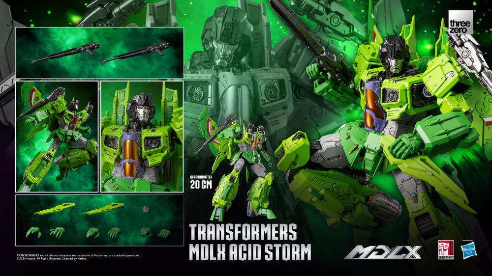 PREORDER Transformers MDLX Articulated Figure Series Acid Storm BBTS 25th Anniversary Exclusive