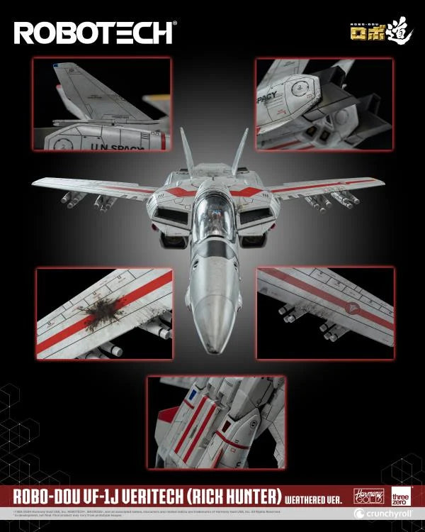 PREORDER Robotech ROBO-DOU VF-1J Veritech (Rick Hunter Weathered Ver.) BBTS Exclusive Action Figure