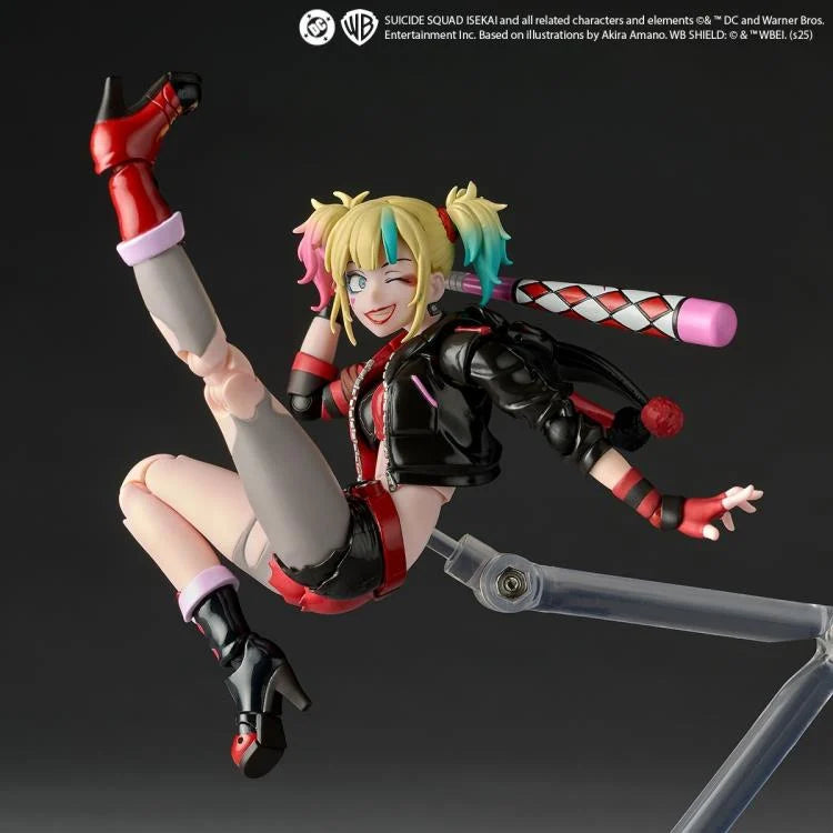 PREORDER Suicide Squad Isekai Amazing Yamaguchi Revoltech NR082 Harley Quinn Action Figure