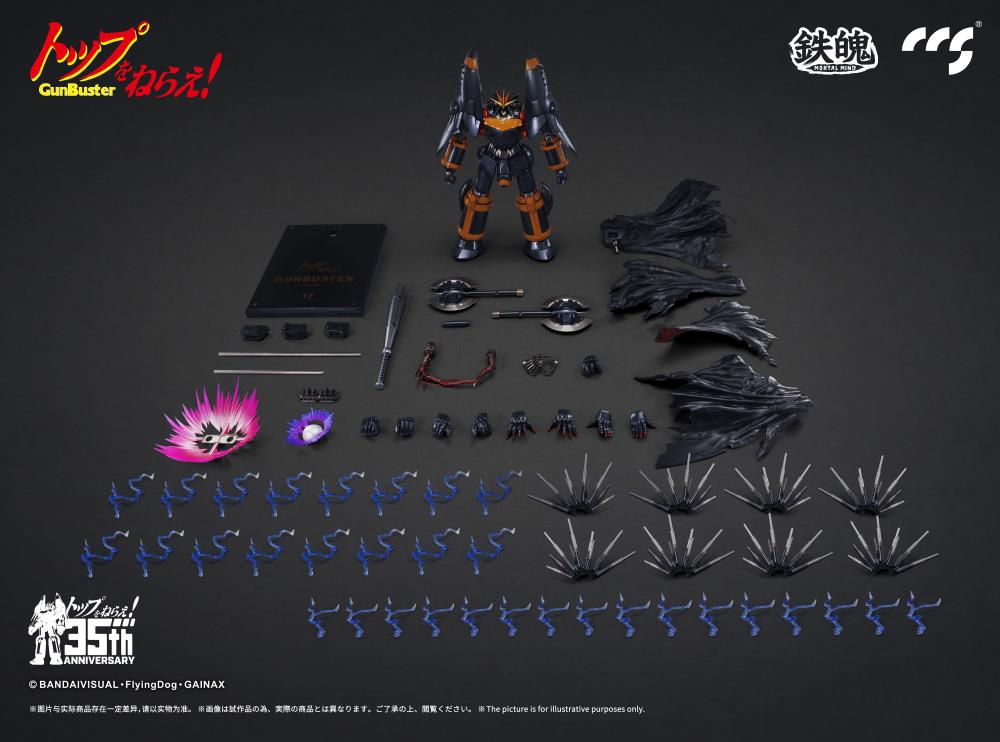 PREORDER Gunbuster 35th Anniversary MORTAL MIND Gunbuster Action Figure - Reissue