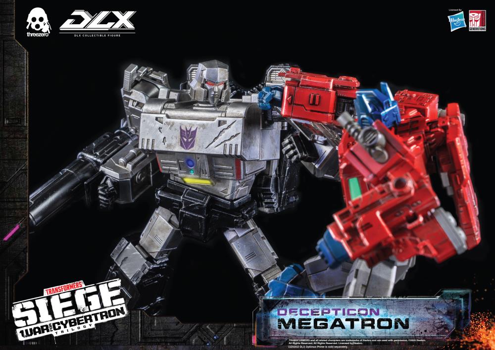 PREORDER Transformers: War for Cybertron Trilogy DLX Scale Collectible Series Decepticon Megatron Action Figure