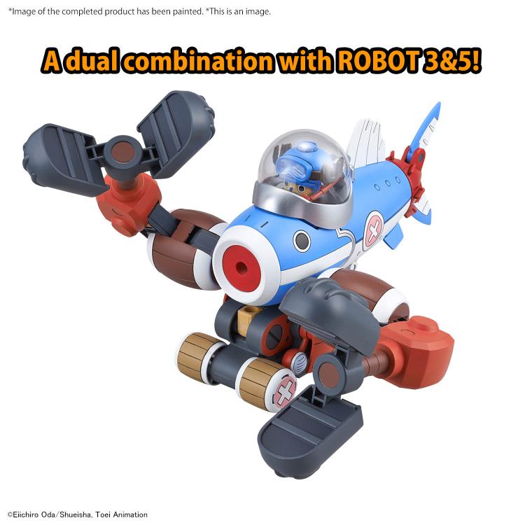 PREORDER One Piece Chopper Robo 03 Chopper Submarine & 05 Chopper Crane Model Kit Set