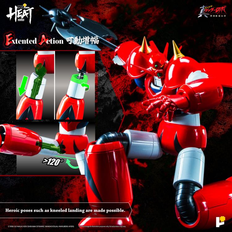 PREORDER Getter Robo Armageddon Pose+ Metal Heat Series Getter Dragon Action Figure