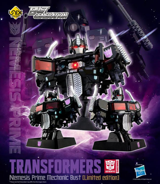 PREORDER Transformers Bust Generation Nemesis Prime Mechanic Bust