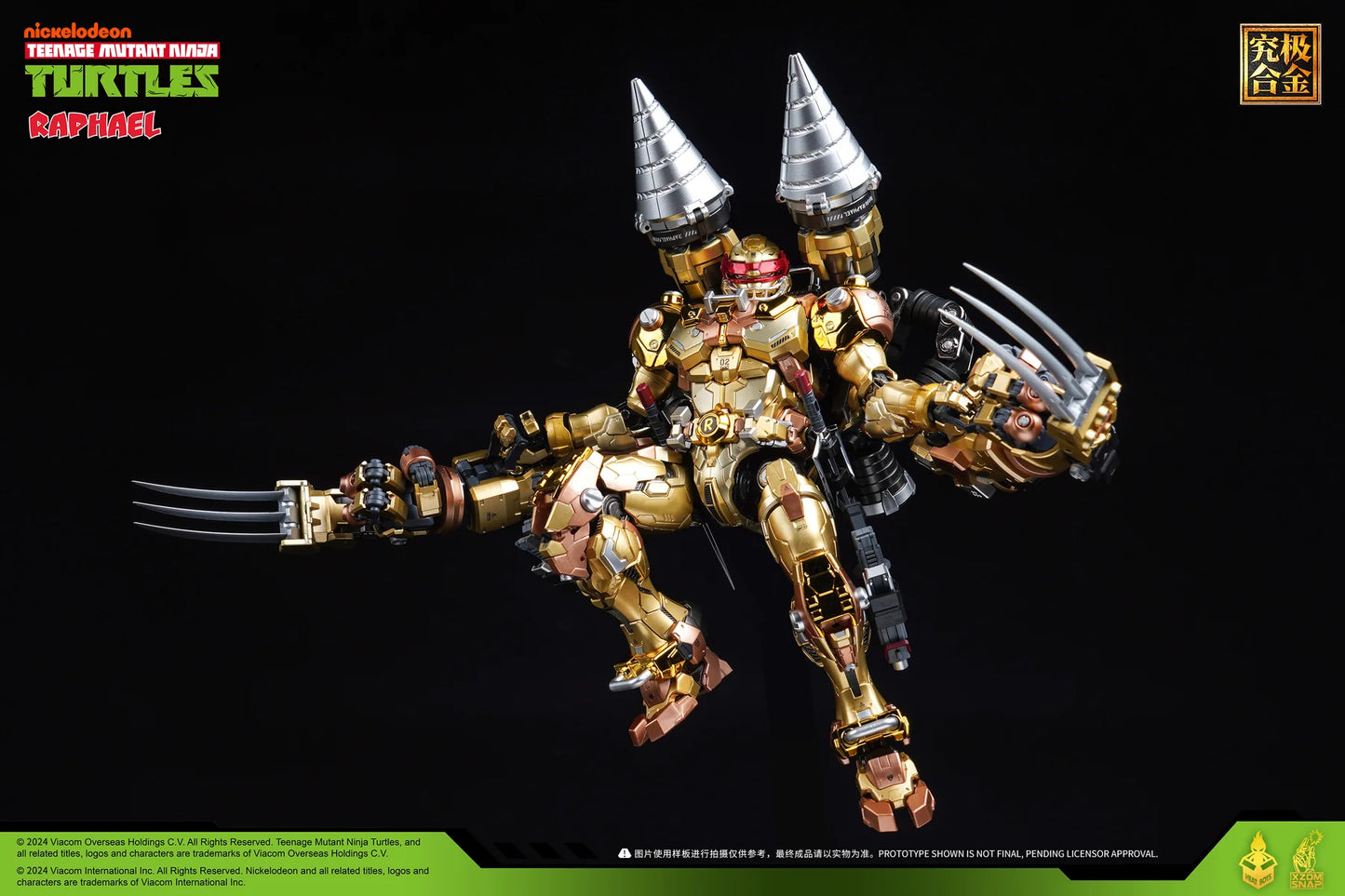 PREORDER Heatboys CJ X WonFes 2024 Exclusive Golden Raphael Teenage Mutant Ninja Turtles TMNT