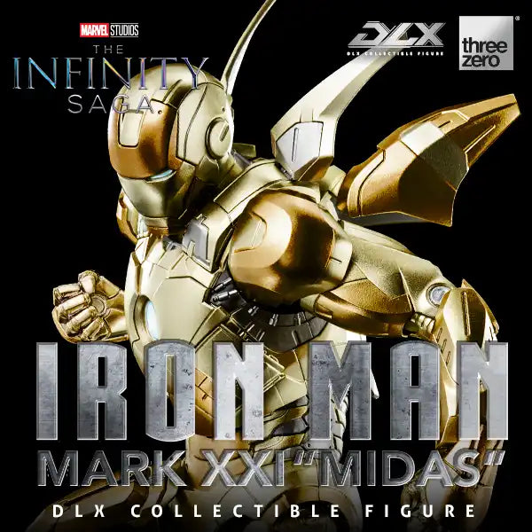 PREORDER Threezero Marvel The Infinity Saga DLX Iron Man Mark XXI Midas 3Z08300C0