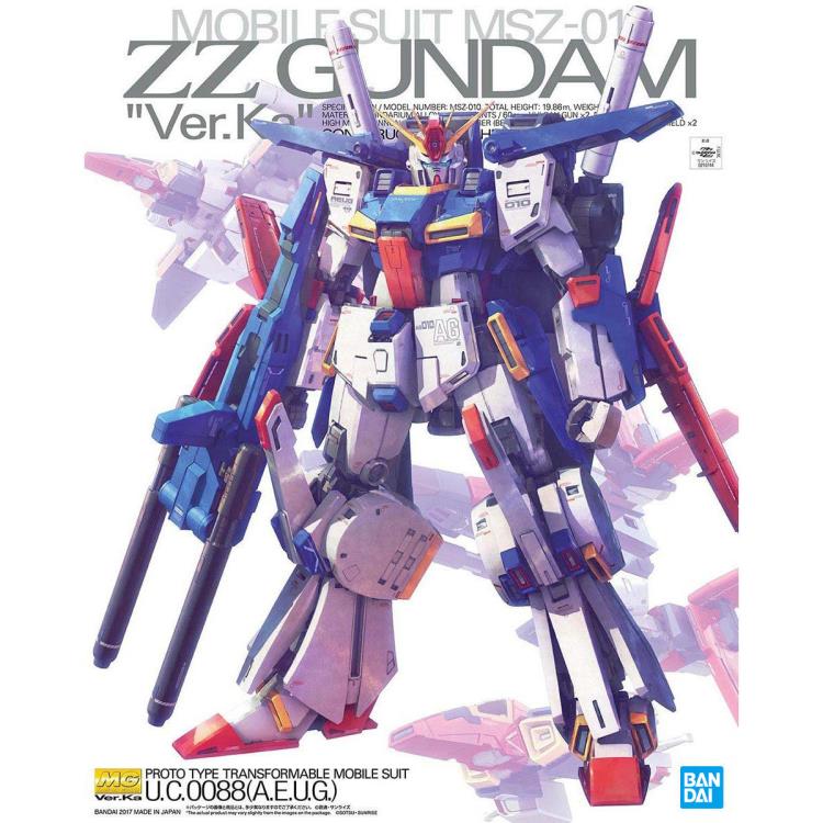 IN STOCK MG 1/100 ZZ Gundam Ver.Ka