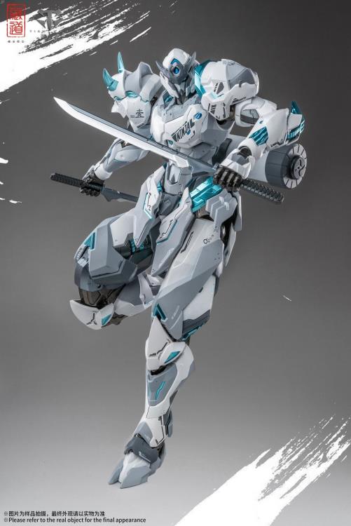 PREORDER CangDao CD-07W Hurricane Ninja Zhan Ming (White Ghost Ver.) Action Figure