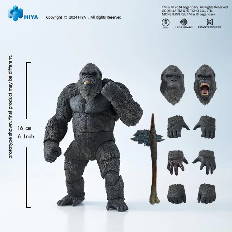 PREORDER HIYA toys 1/18 16cm Godzilla vs. Kong 2 Empire Rise Kong EBG0415