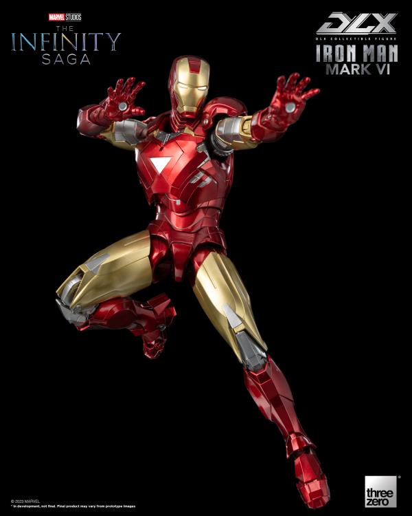 PREORDER Threezero Avengers: The Infinity Saga DLX Iron Man Mark 6 1/12 Scale Figure