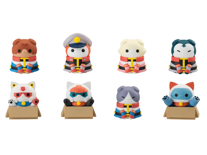 IN STOCK MEGA CAT PROJECT Mobile Suit Gundam Mobile Suit Nyandamu Earth Federation Forces Meow! 1Box (8pcs)