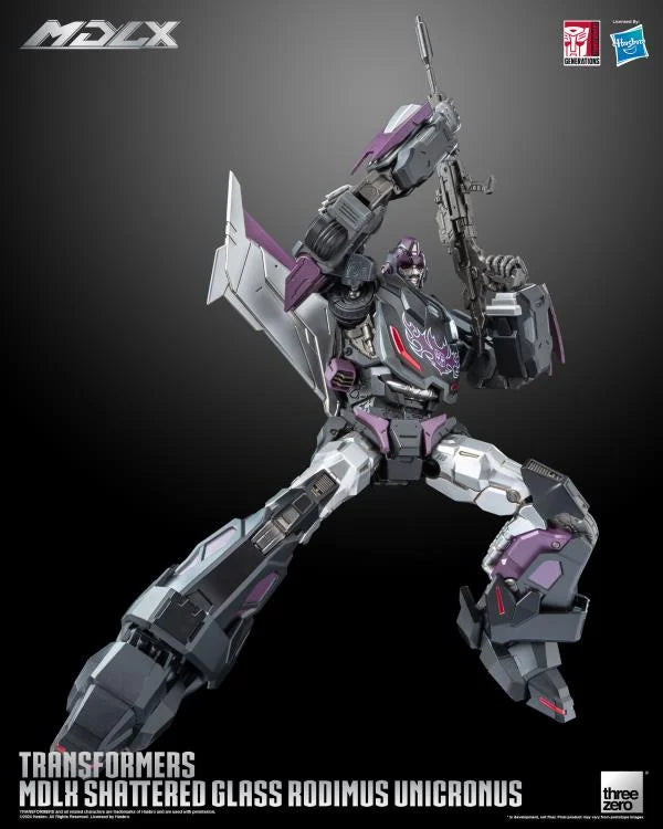 PREORDER Transformers MDLX Articulated Figure Series Shattered Glass Rodimus Unicronus