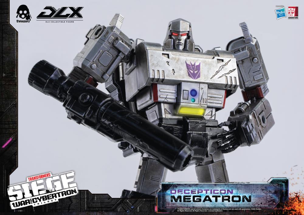 PREORDER Transformers: War for Cybertron Trilogy DLX Scale Collectible Series Decepticon Megatron Action Figure
