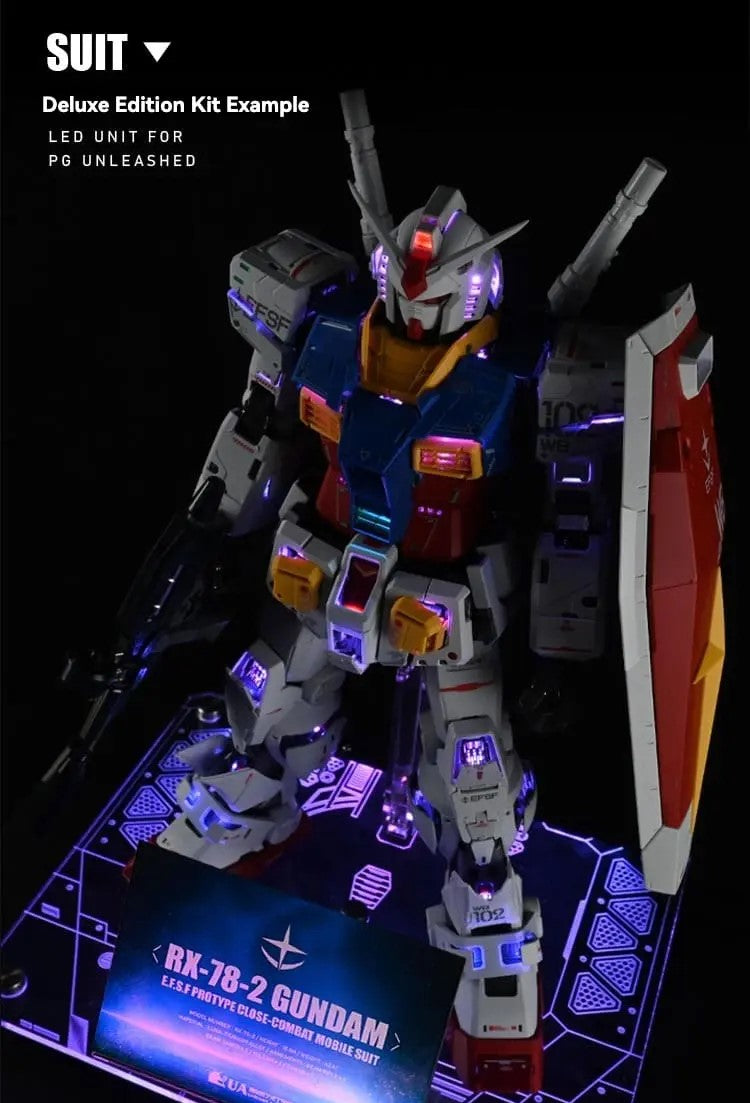 PREORDER UNICORN X Art Studio PG Unleased Gundam RX-78-2 Custom Light Set Deluxe Version