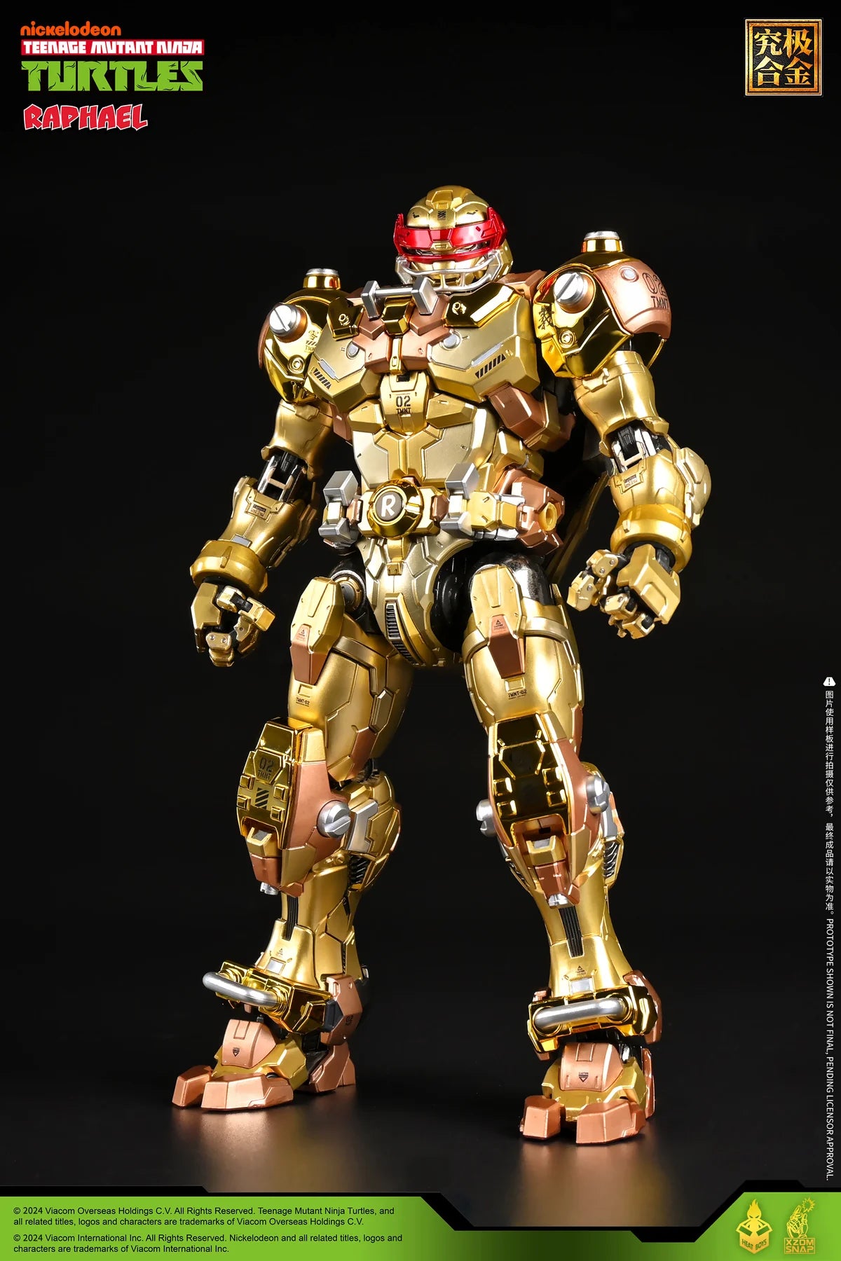 PREORDER Heatboys CJ X WonFes 2024 Exclusive Golden Raphael Teenage Mutant Ninja Turtles TMNT