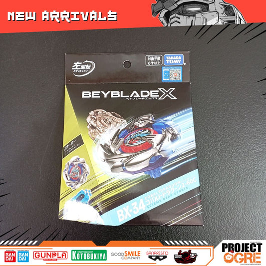IN STOCK BeybladeX BX-34 STARTER COBALTDRAGOON 2-60C