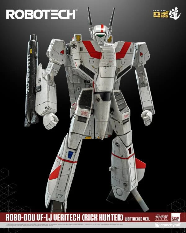 PREORDER Robotech ROBO-DOU VF-1J Veritech (Rick Hunter Weathered Ver.) BBTS Exclusive Action Figure