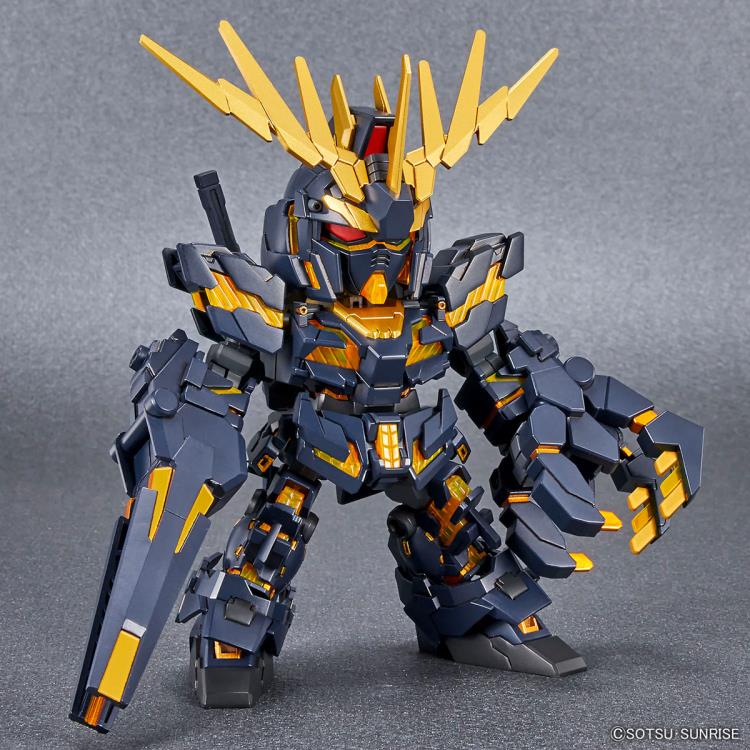 IN STOCK Mobile Suit Gundam SD Gundam Cross Silhouette Unicorn Gundam Unit 2 Banshee (Destroy Mode) & Banshee Norn Parts Set