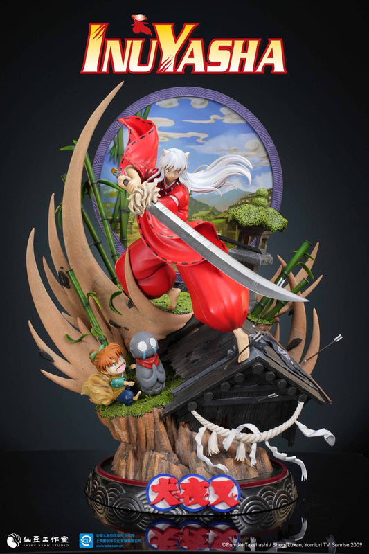 PREORDER 1/5 Scale Licensed InuYasha – InuYasha Resin Statue – Fairy Bean Studios