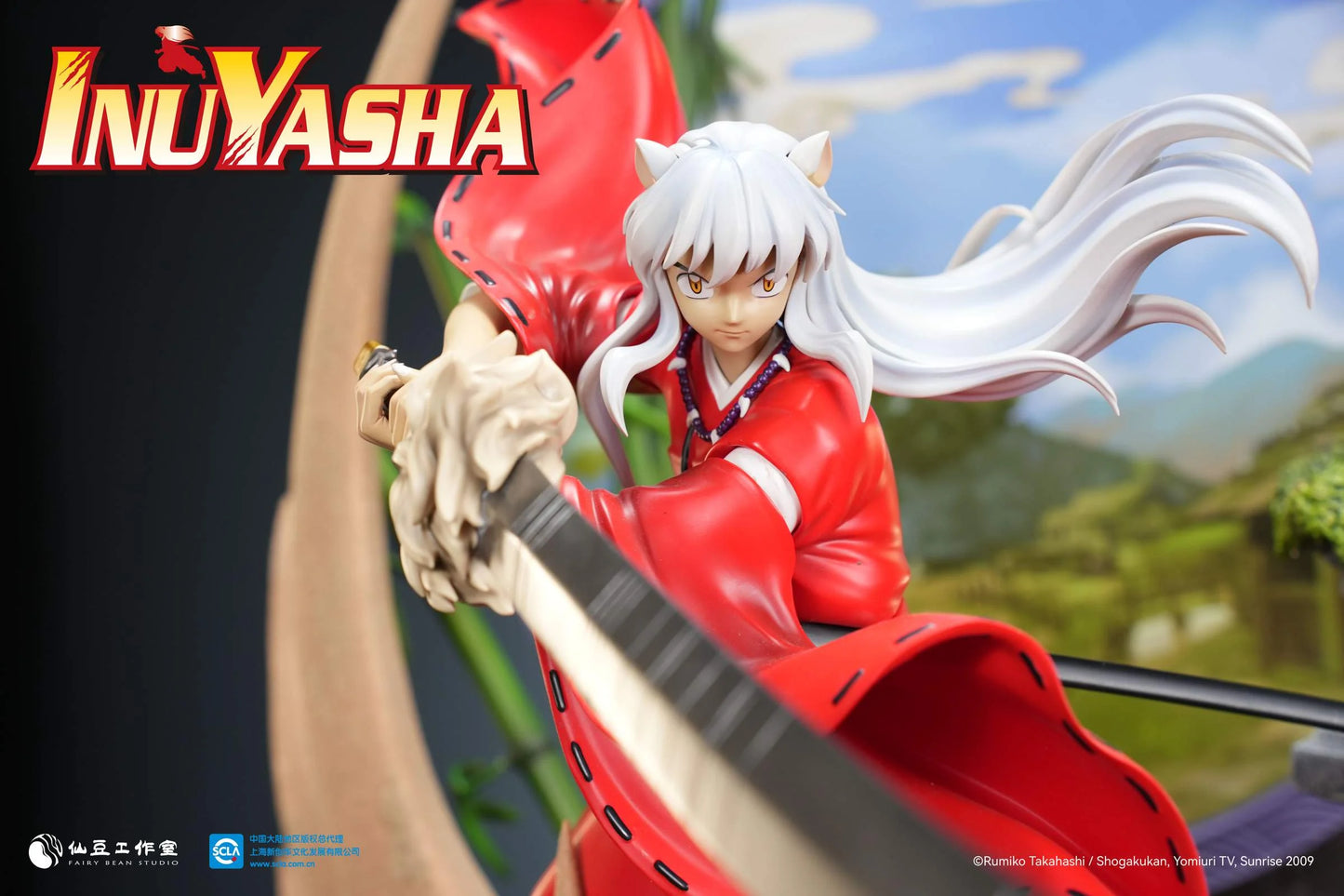 PREORDER 1/5 Scale Licensed InuYasha – InuYasha Resin Statue – Fairy Bean Studios
