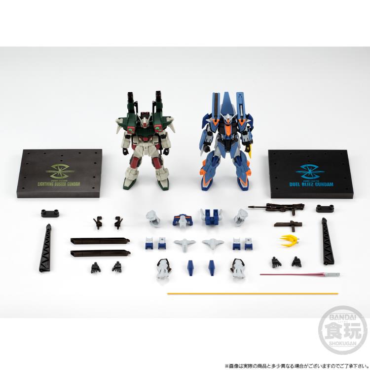 PREORDER ZD MOBILE SUIT GUNDAM G-FRAME FA DUEL BLITZ GUNDAM & LIGHTNING BUSTER GUNDAM