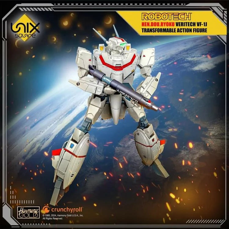 PREORDER Robotech Hen Dou Ryoku Veritech VF-1J Transformable Action Figure