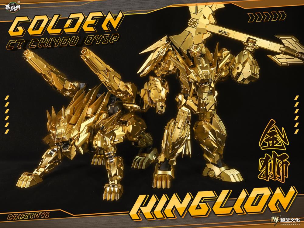 PREORDER CT-Chiyou-01-08SP Thunderking (Gold Ver.) Complete Set