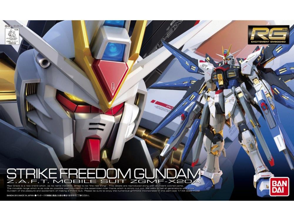 IN STOCK  RG 1/144 ZGMF-X20A Strike Freedom Gundam