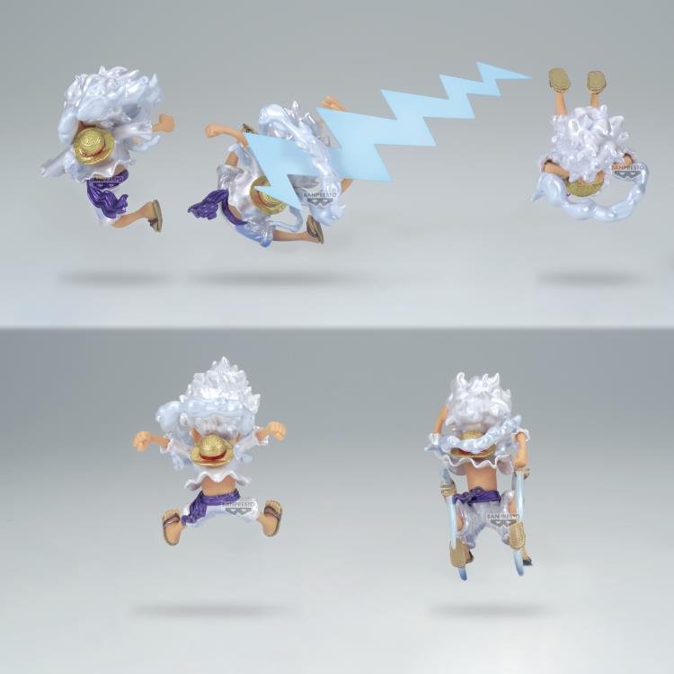 PREORDER One Piece World Collectable Figure Monkey D. Luffy Gear 5 (Special Metallic Color Ver.) [Set of 5 + 1]