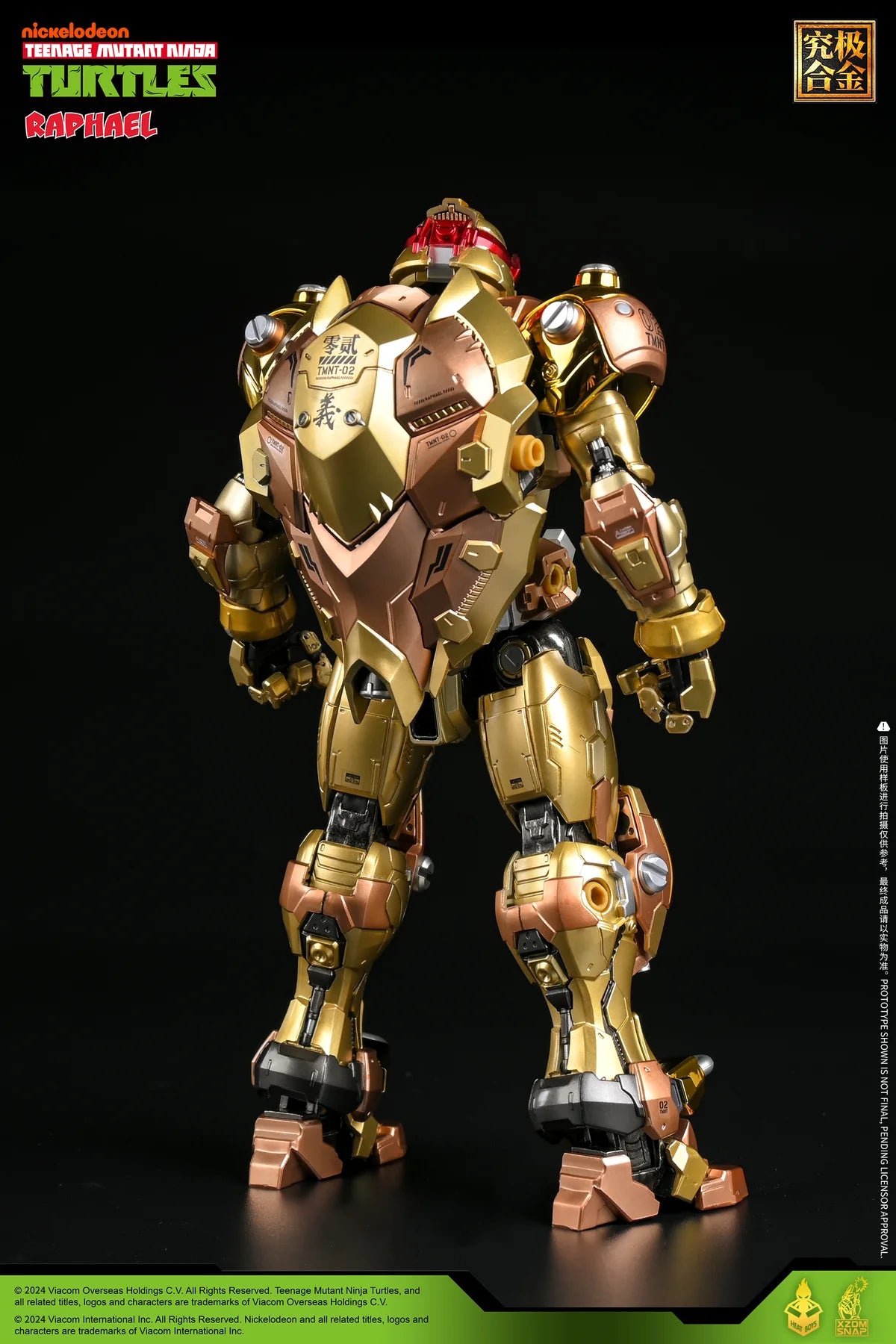 PREORDER Heatboys CJ X WonFes 2024 Exclusive Golden Raphael Teenage Mutant Ninja Turtles TMNT