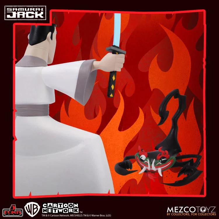 PREORDER Samurai Jack 5 Points Deluxe Action Figure Set (Samurai Jack + Aku + Mad Jack)