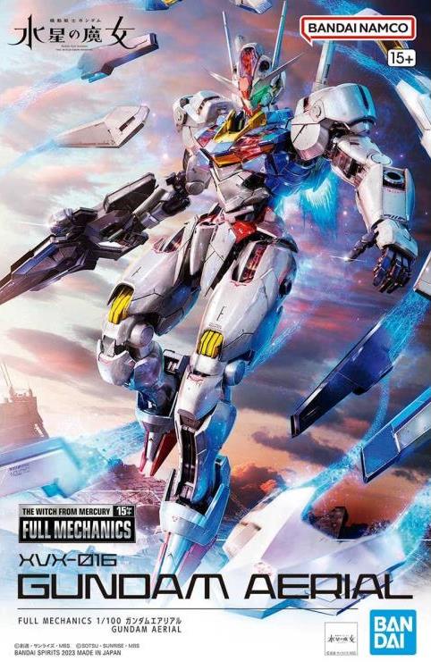 PREORDER Mobile Suit Gundam: The Witch from Mercury Full Mechanics Gundam Aerial 1/100 Scale Model Kit - May 2025 Release