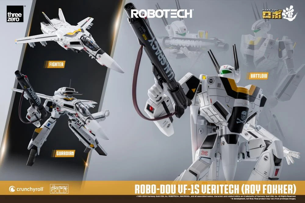 PREORDER Threezero ROBO-DOU Robotech VF-1S Veritech Roy Fokker