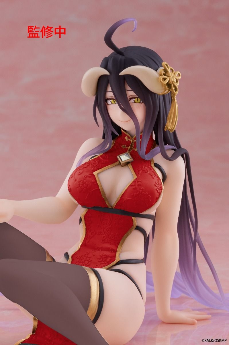 PREORDER Overlord - Albedo Desktop Cute Prize Figure (Chinese Dress Renewal Ver.)