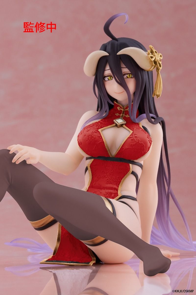 PREORDER Overlord - Albedo Desktop Cute Prize Figure (Chinese Dress Renewal Ver.)
