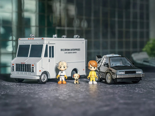 PREORDER QV-04 Back To The Future Time Machine (Part 1) DX Set